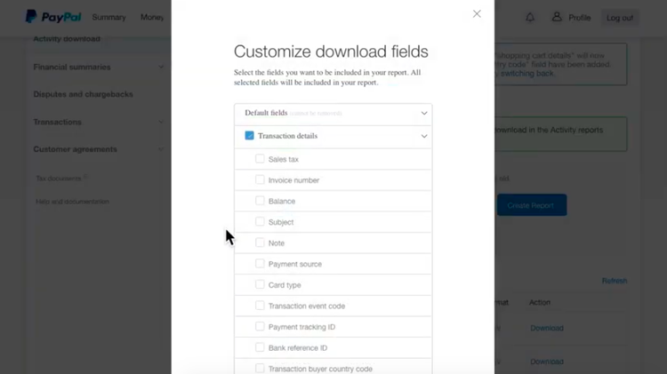 Capture d'écran de PayPal Voici les outils de reporting permettant de surveiller les performances de l'entreprise.