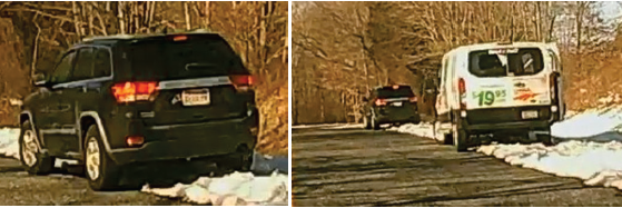 dasbhoard vidéo caméra de u-haul van, jeep