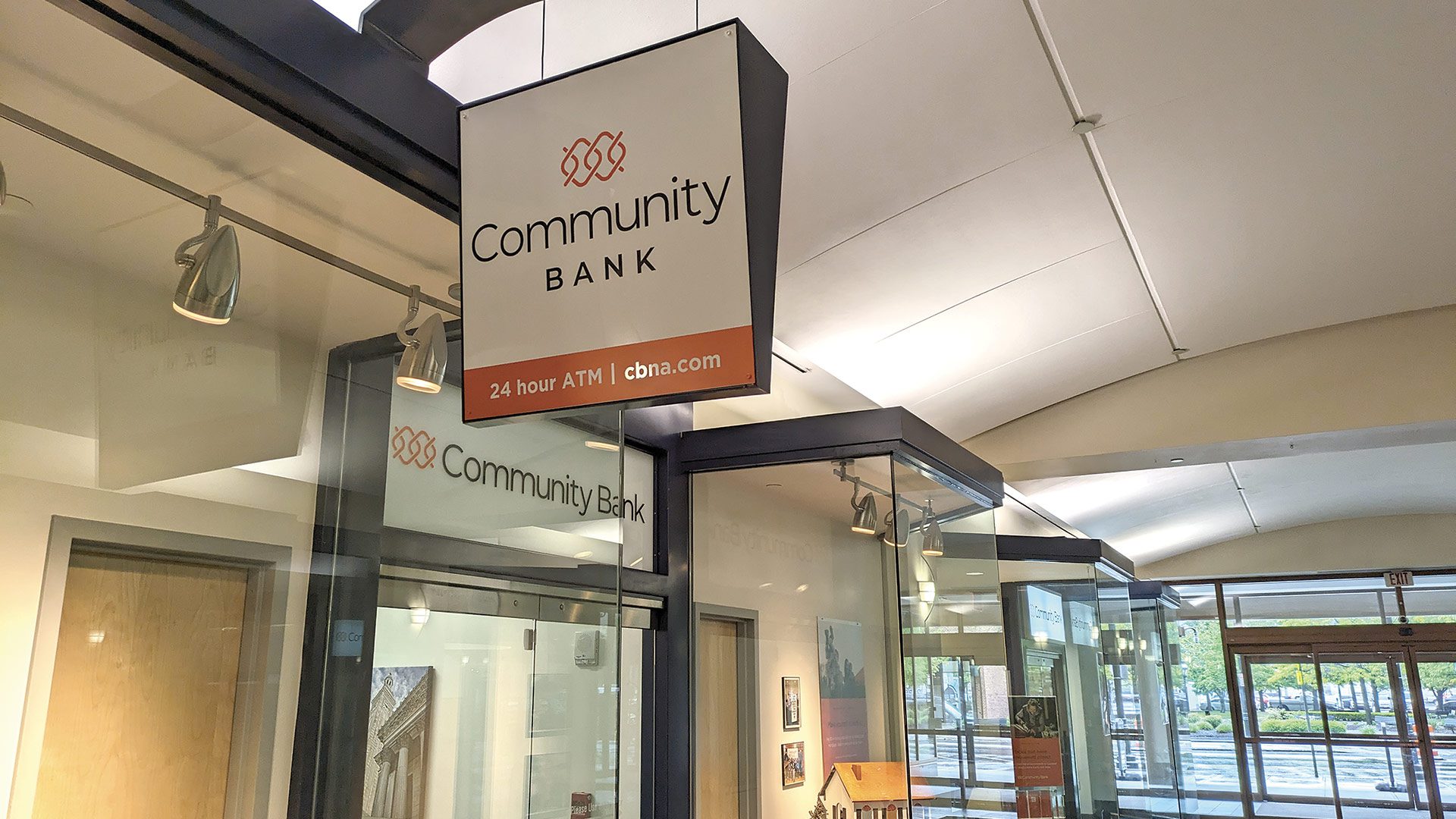 Community Bank’s branch inside Tower Square